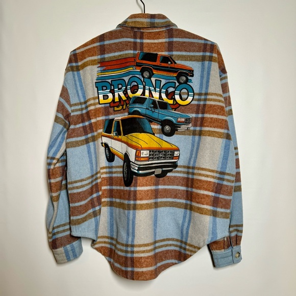 Fᴏʀᴅ Bʀᴏɴᴄᴏ Fʟᴀɴɴᴇʟ Sʜɪʀᴛ-Jᴀᴄ - Picture 1 of 14